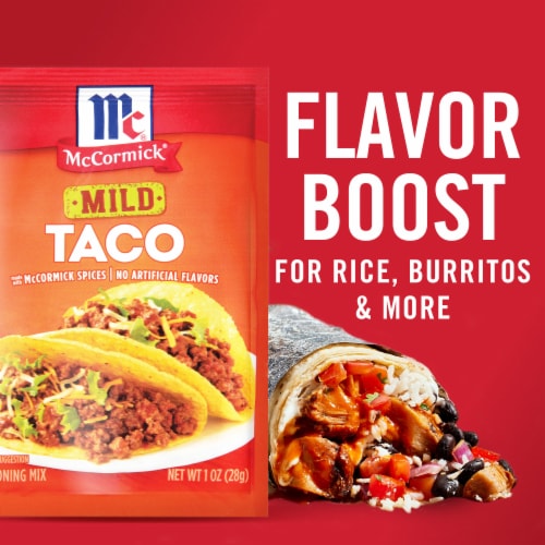 McCormick® Reduced Sodium Mild Taco Seasoning Mix, 1 oz - Kroger