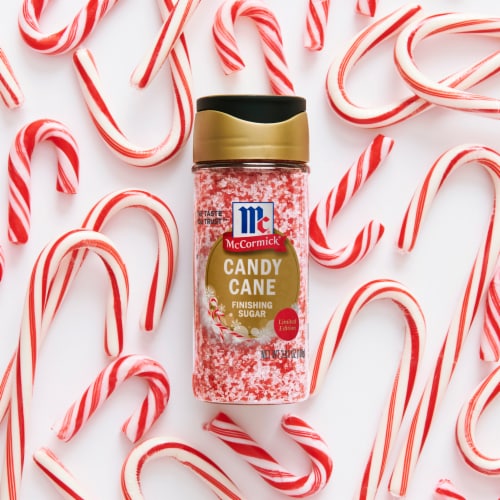 McCormick Candy Cane Finishing Sugar Perspective: top