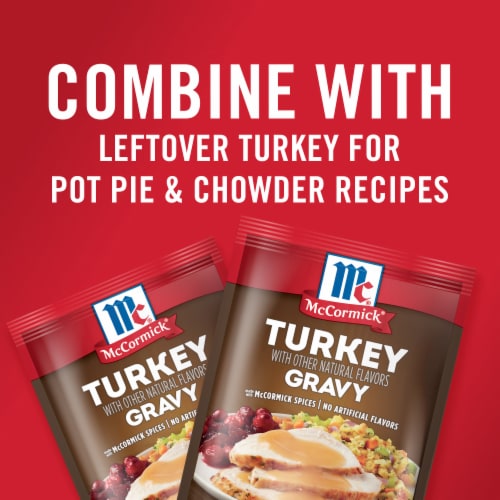 McCormick® Turkey Gravy Mix Perspective: top