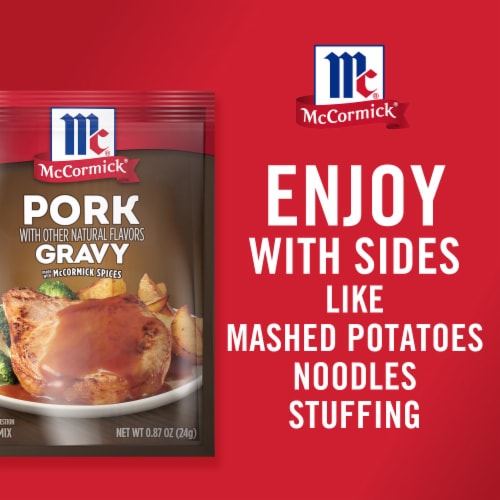 McCormick Pork Gravy Seasoning Mix Perspective: top