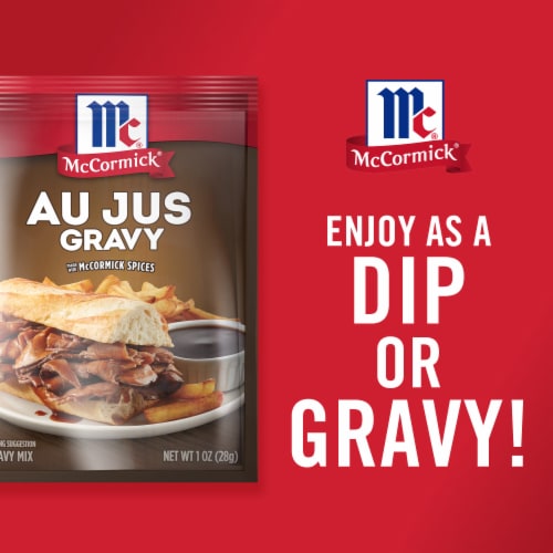 McCormick Au Jus Gravy Seasoning Mix Perspective: top