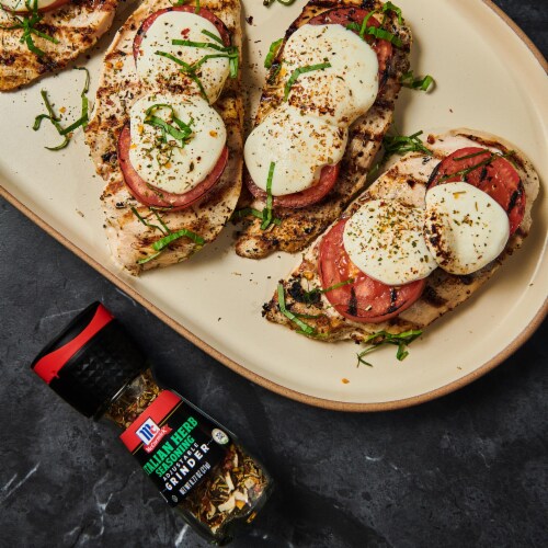 McCormick Italian Herb Seasoning Grinder Perspective: top
