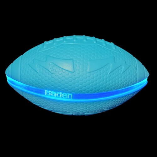 Baden Foam LED Football - Blue Perspective: top