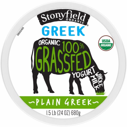 Stonyfield Organic® Plain Greek Yogurt Perspective: top