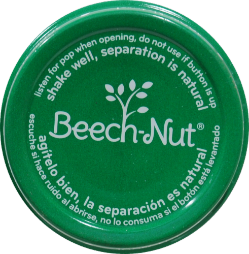 Beech-Nut Stage 1 Just Sweet Potatoes Jar Perspective: top