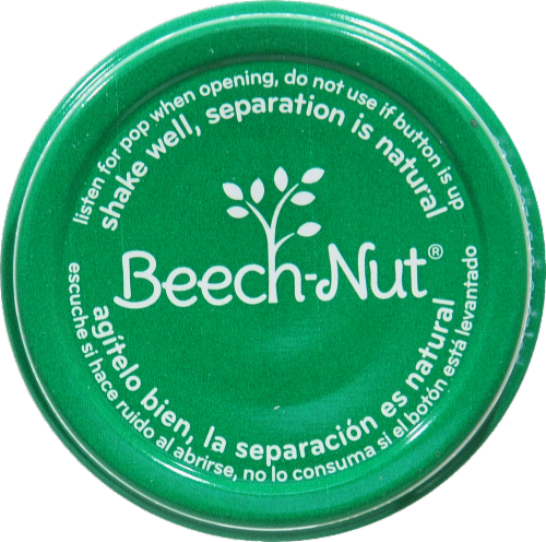 Beech-Nut Stage 2 Just Sweet Corn and Green Beans Jar Perspective: top