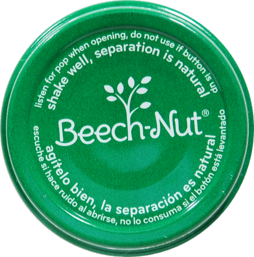 Beech-Nut Stage 2 Just Pear & Blueberry Jar Perspective: top