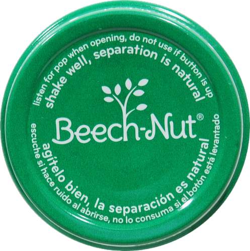 Beech-Nut Stage 2 Just Mango Apple & Avocado Baby Food Jar Perspective: top