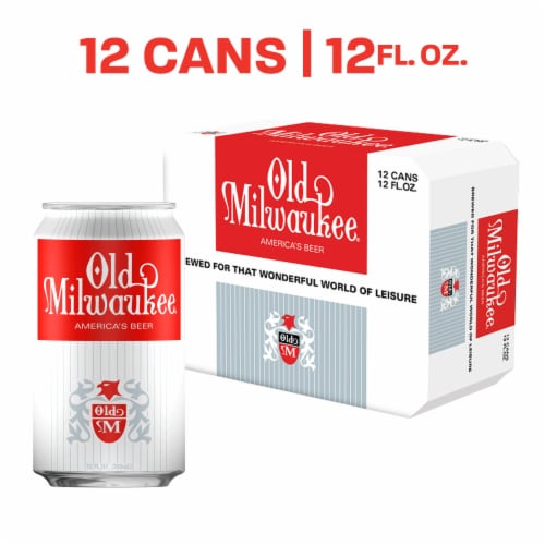 Old Milwaukee Lager Domestic Beer Perspective: top