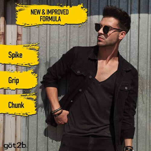 Got2b Glued Styling Spiking Hair Gel Screaming Hold Water-Resistant Perspective: top