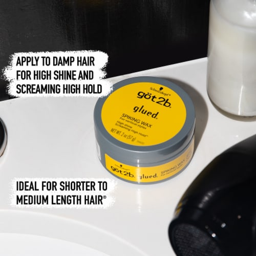 got2b Glued High Shine Screaming High Hold Spiking Wax Perspective: top