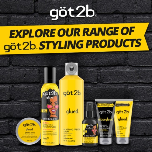 Göt2b® Glued® Blasting Freeze Hair Spray Perspective: top