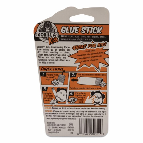 Gorilla® Kids Glue Sticks - Disappearing Purple Perspective: top