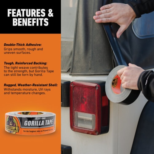 Gorilla® Tape - Black Perspective: top