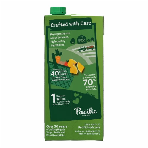 Pacific Foods® Organic Creamy Butternut Squash Soup Perspective: top