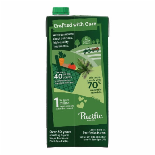Pacific Foods Organic Chicken Bone Broth Unsalted Perspective: top