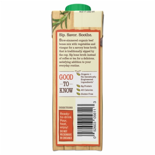 Pacific Foods™ Organic Beef Bone Broth Perspective: top