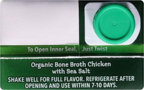 Pacific Foods® Organic Chicken Bone Broth Perspective: top