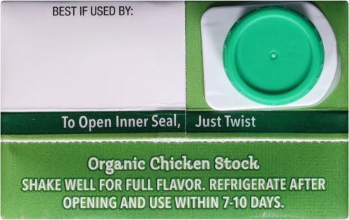 Pacific Foods® Organic Chicken Stock Perspective: top