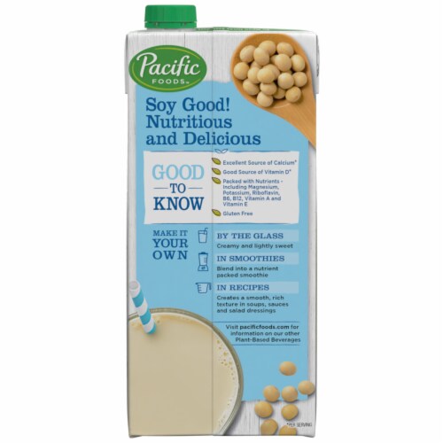 Pacific Foods™ Ultra Soy Original Plant-Based Beverage Perspective: top