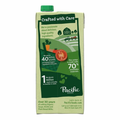 Pacific Foods Organic Garden Tomato Oat Milk Soup Perspective: top
