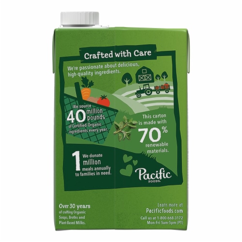 Pacific Foods® Organic Free Range Chicken Broth Perspective: top