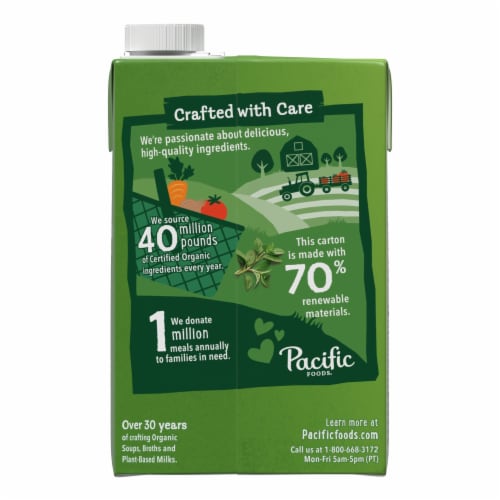 Pacific Foods® Organic Free Range Chicken Broth Perspective: top