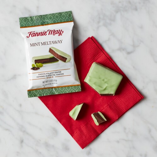Fannie May® Mint Meltaway Chocolate Candy Perspective: top