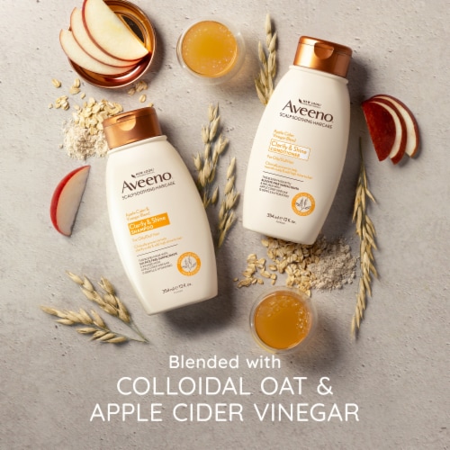 Aveeno Apple Cider & Vinegar Blend Clarify & Shine Shampoo Perspective: top