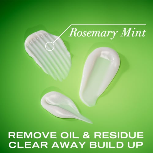 OGX Clarifying Strength + Rosemary Mint Conditioner, Sulfate-Free Surfactants Perspective: top