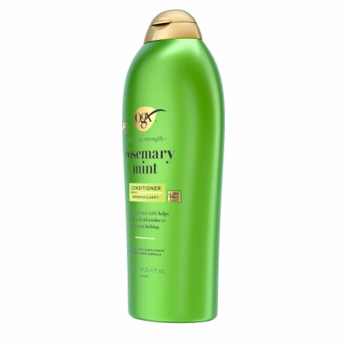 OGX Clarifying Strength + Rosemary Mint Conditioner, Clarifying, Sulfate-Free Surfactants Perspective: top
