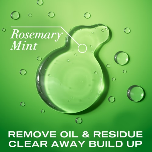 OGX Clarifying Strength + Rosemary Mint Shampoo, Visibly Helps Remove Oil, Sulfate-Free Surfactants Perspective: top