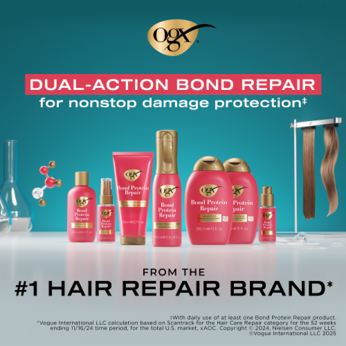 OGX Repair & Protect Bond Protein Repair Conditioner Perspective: top