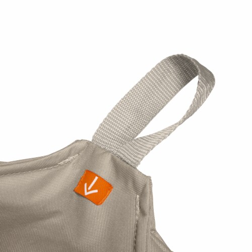 Classic Accessories 56-298-055801-EC Easy Fold BBQ Grill Cover, Goat Tan - Extra Large Perspective: top