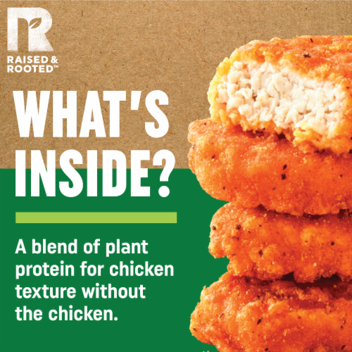 Raised & Rooted™ Plant Based Spicy Nuggets Perspective: top