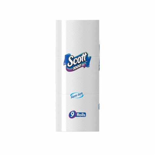 Scott 1000 Sheets Per Roll Bath Tissue Perspective: top
