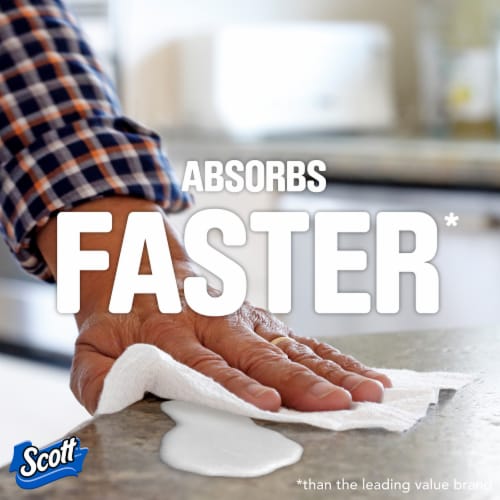Scott Paper Towels Choose A Sheet Mega Rolls Perspective: top