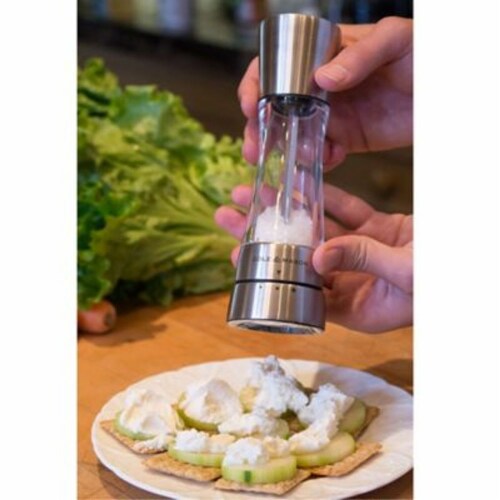 Cole & Mason Derwent Gourmet Precision Salt Mill Perspective: top