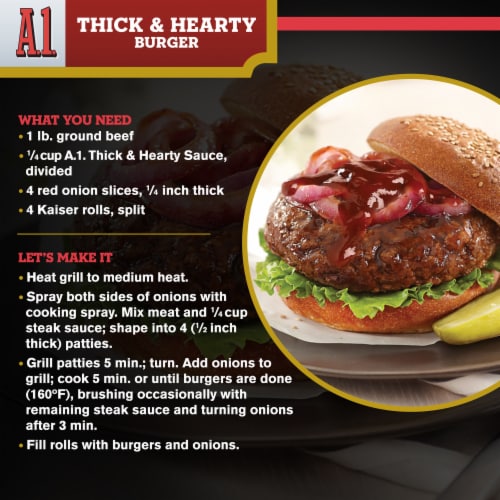 A.1. Thick & Hearty Steak Sauce Perspective: top