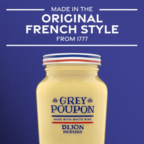 Grey Poupon Dijon Mustard Perspective: top