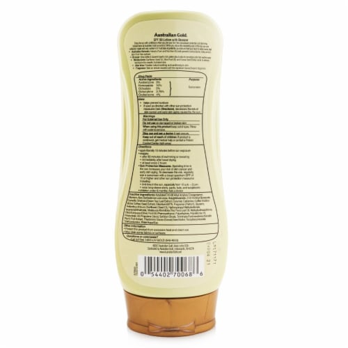 Australian Gold Lotion Sunscreen with Instant Bronzer SPF 50 Perspective: top