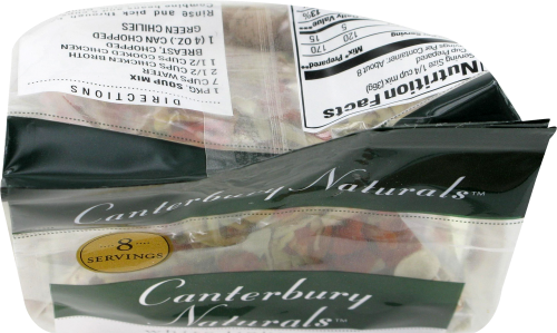 Canterbury Naturals White Chicken Chili Soup Mix Perspective: top