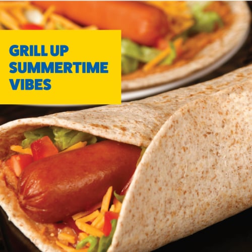 Ball Park® Fully Loaded Nacho Cheese Franks Perspective: top
