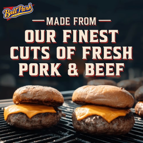 Ball Park® Pork Belly & Beef Brisket Patties for Burgers Perspective: top