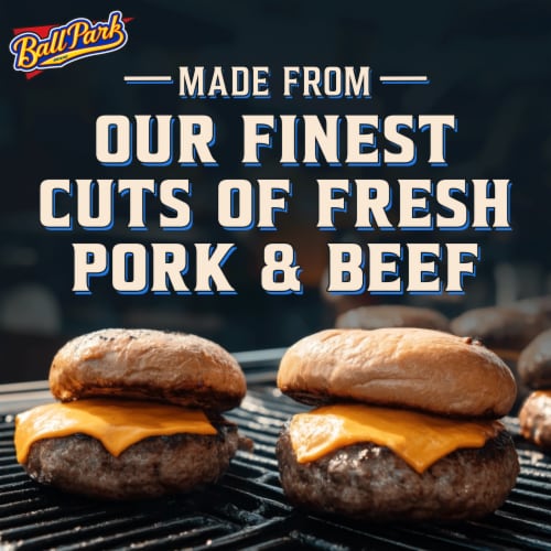 Ball Park® Steakhouse Seasoned Pork & Beef Patties for Burgers Perspective: top