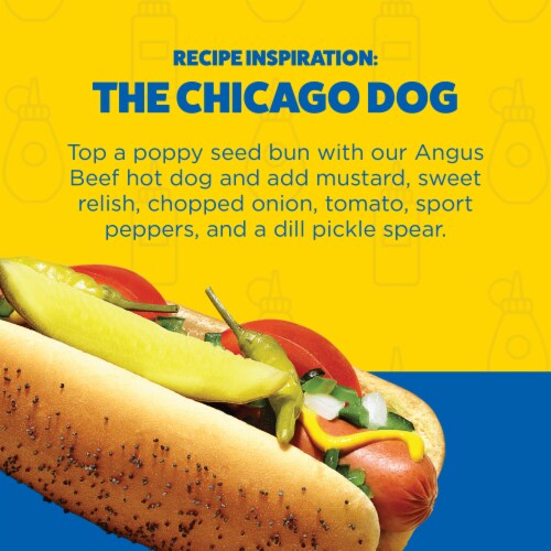 Ball Park™ Uncured Angus Beef Hot Dogs Perspective: top