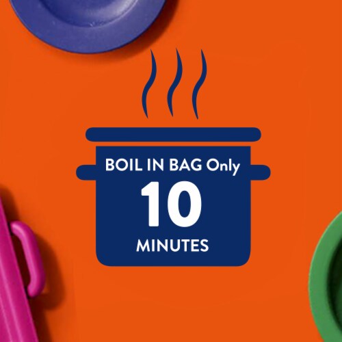 BEN'S ORIGINAL Enriched Parboiled Long Grain White Rice, Boil in Bag Rice Perspective: top