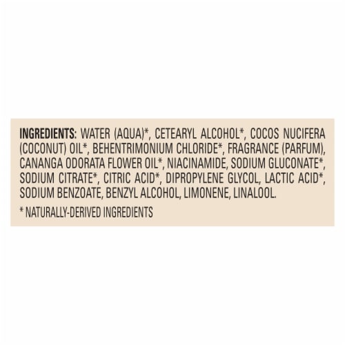 Love Beauty and Planet Silicone-Free Coconut Oil & Ylang Ylang Vegan Conditioner for Split Ends Perspective: top