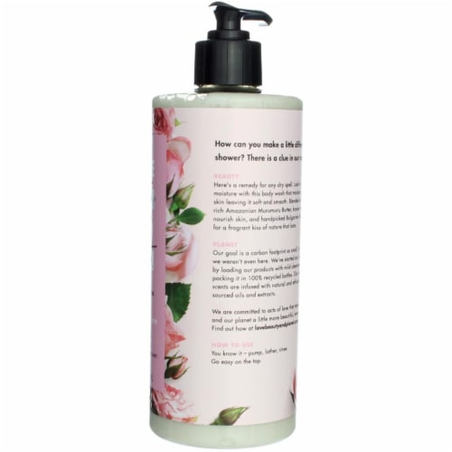 Love Beauty and Planet Body Wash Muru Muru Butter 16 FO Perspective: top