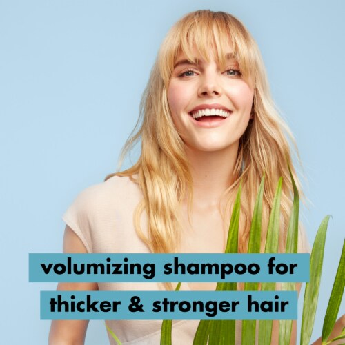 Love Beauty and Planet Volume & Bounty Coconut Water & Mimosa Flower 100% Biodegradable Shampoo Perspective: top